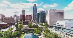 Image of the city of Omaha in Nebraska