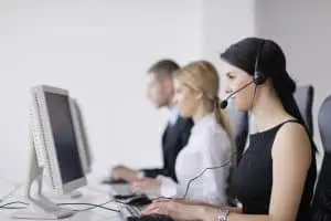 Image of a Map virtual receptionist providing answering service in Mobile, Alabama