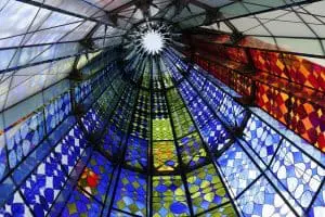 Image of a colorful building in Stamford, CT