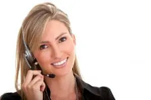 Image of a Map Communications receptionist providing Anaheim answering service