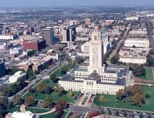 Image of the city of Lincoln in Nebraska