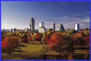 Image of Little Rock, AR where Map Communications provides call center services