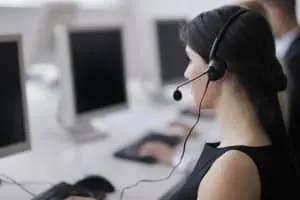 Image of the Map Communications call center team providing answering services in Peoria, Arizona