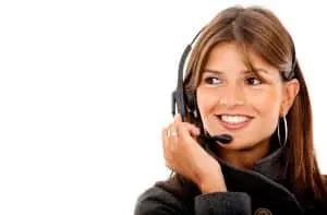 Image of a Map Communications receptionist providing answering services