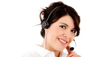 Image of a Map Communications live receptionist providing Jersey City answering service