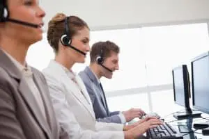 Image of Map Communications call center team providing Toledo answering service