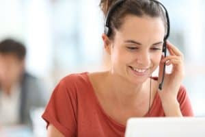 Image of a MAP virtual receptionist providing answering service in Maryland