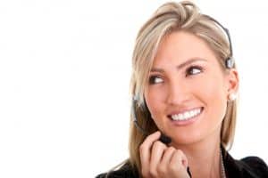 Image of a MAP virtual receptionist smiling and providing answering service in Oklahoma