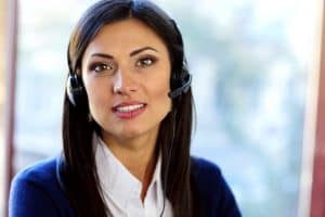 Image of a virtual receptionist providing answering service in Tennessee