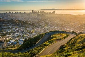 Image of the San Francisco area in California