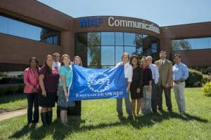 Image of the MAP team at our Virginia call center