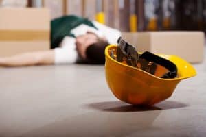 Image of a dangerous employee accident that a manager was alerted to thanks to an employee check in service