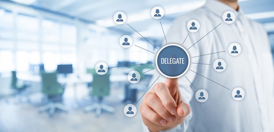 delegating work