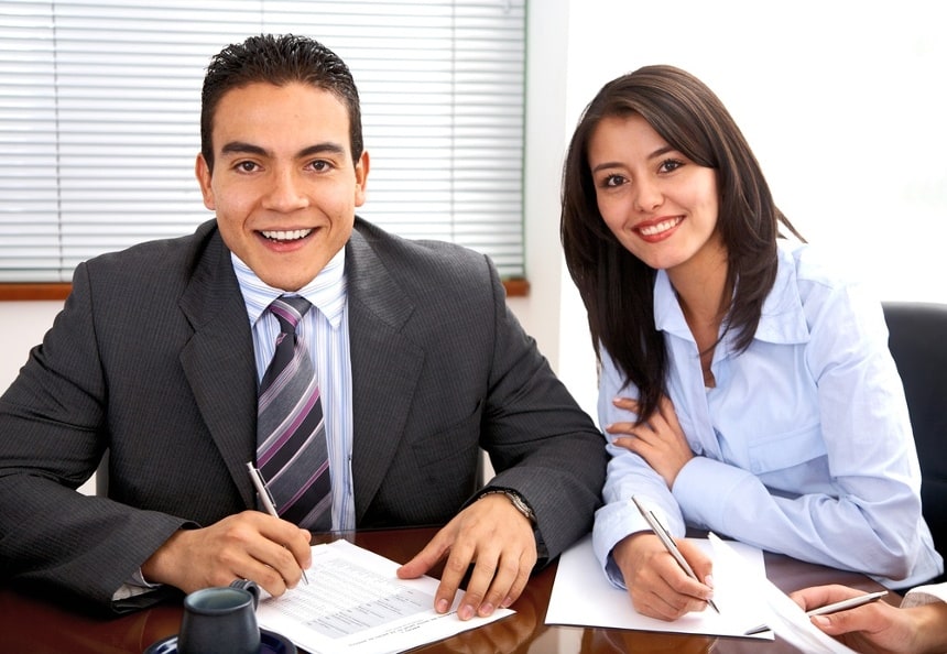 Image of two immigration lawyers that use an answering service for immigration attorneys