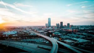 Image of the urban area of Oklahoma City