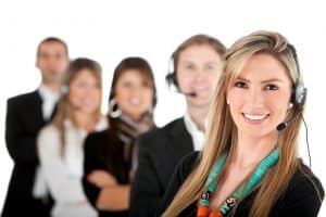 Image of the MAP Communications car dealership call center team
