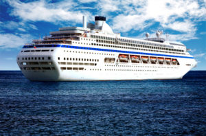 Image of a cruise ship that uses an answering service