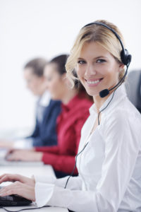 Image of a MAP receptionist providing overflow call center services