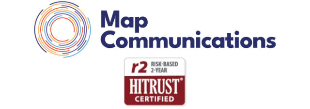 HITRUST Certified MAP Communications - MAP HITRUST LOGO 1 640x226 
