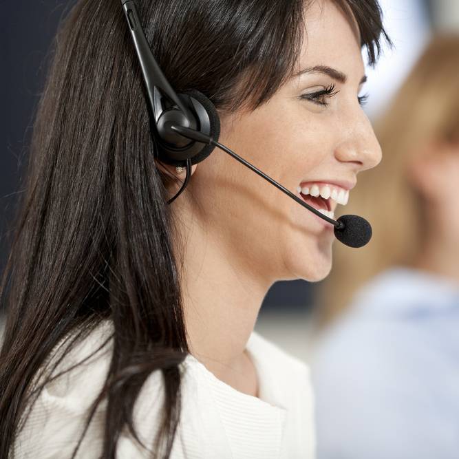 two receptionists providing inbound answering and virtual receptionist services