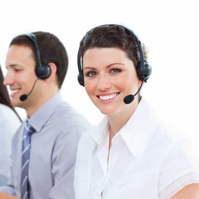 Image of MAP receptionists providing call center services for electricity providers
